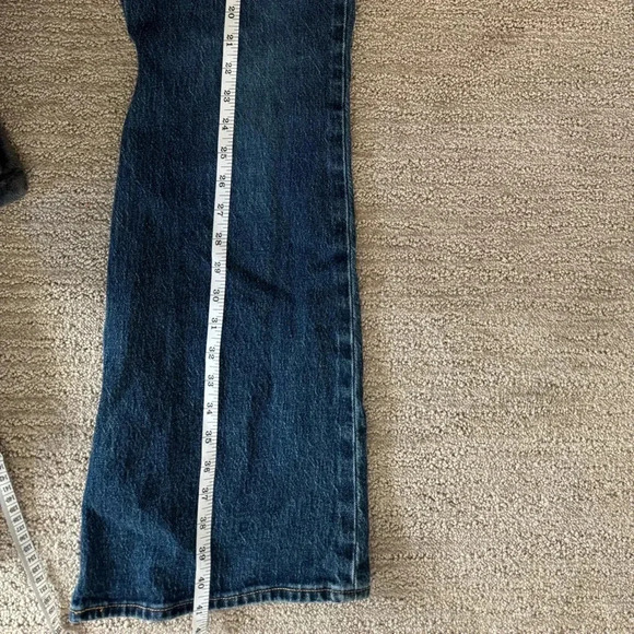 Levi 70s High Flare Dark Wash Jean - Picture 7 of 7